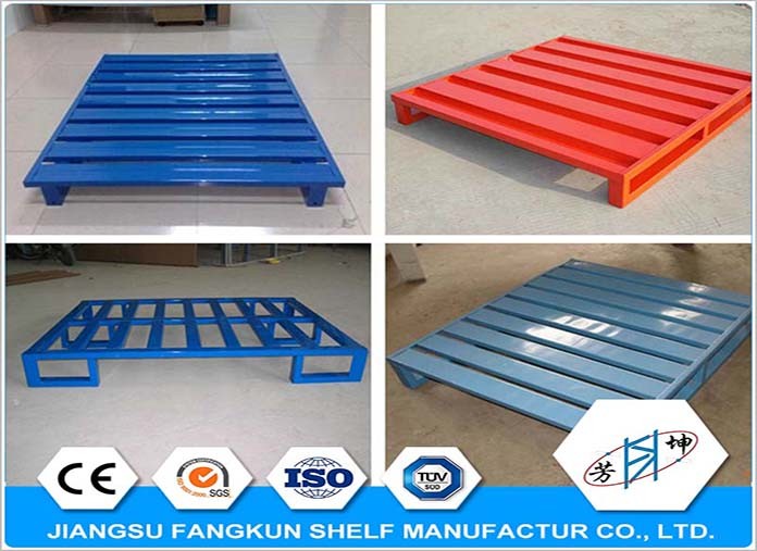 Steel pallets